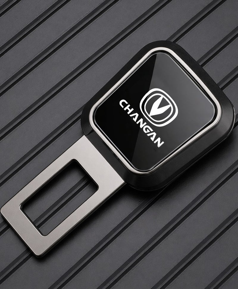 CHANGAN Car Seat Belt Clip Stopper Metal Buckle Adjuster, Universal Seatbelt Lock Clip Silencer Plug, Zinc Alloy Safety Belt Extender Clip, Anti Alarm Seat Belt Buckle for Car Interior Accessories. - Image 2