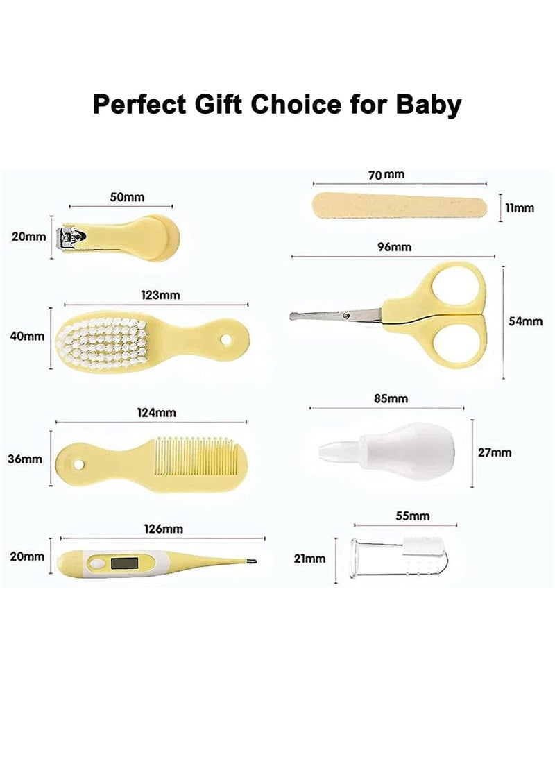 MarlaMall Baby Healthcare and Grooming Kit, Baby Safety Set Baby Comb, Brush, Finger Toothbrush, Nail Clippers, Scissors, Nasal Aspirator, Baby Essentials Nursery Care Kit - Image 2