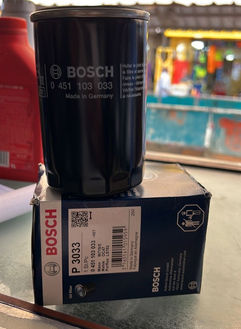 BOSCH P 3033 Oil Filter for Skoda - Volkswagen- Seat - Image 4