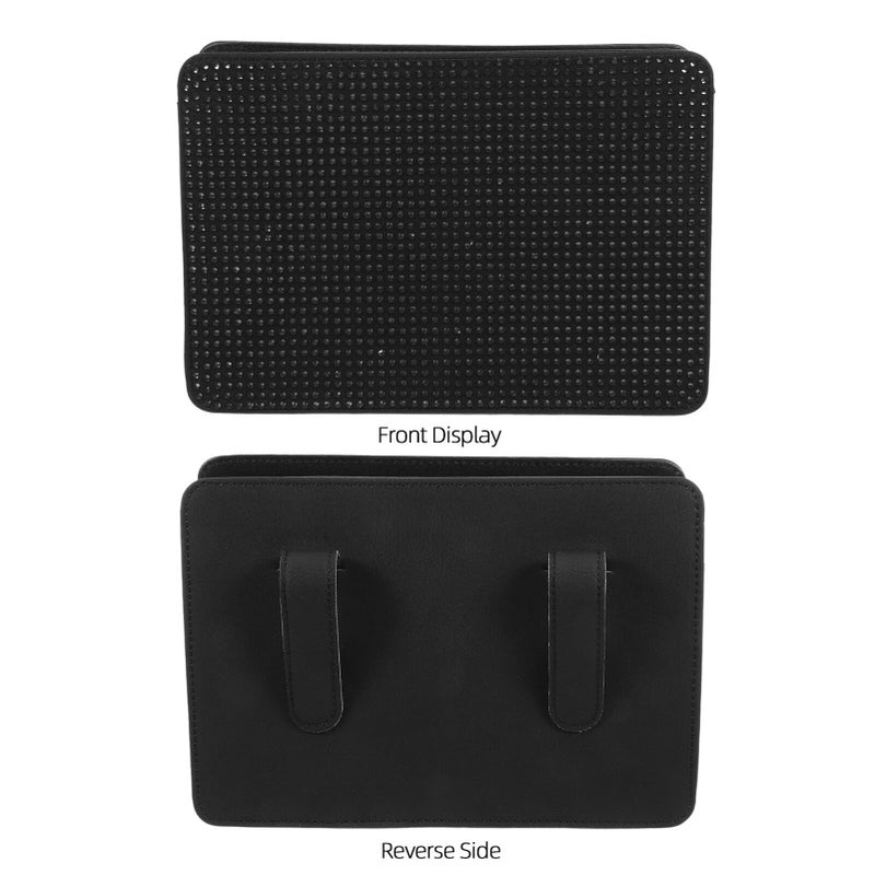 Car Door Storage Organizer Side Box Automotive Tissue Holder Black - Image 4