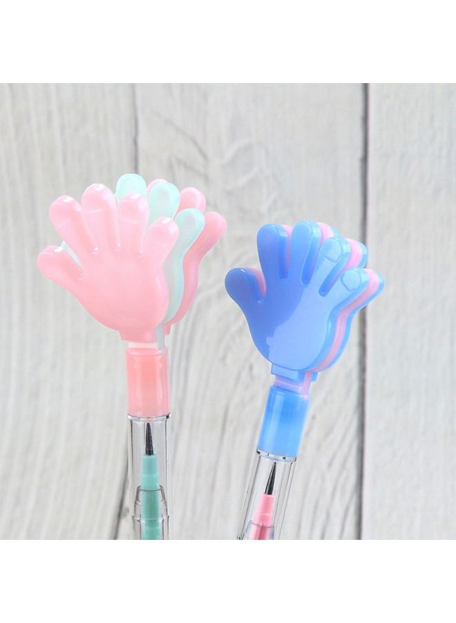 6 Pcs Clapping Shape Can Stack and Replace Pencils,Stackable Pencils Sharpening Free Bullet Pencil ,Kids Stacking Point pencils Party Favors for Birthday Party Supplies School Fun Equipment - Image 4