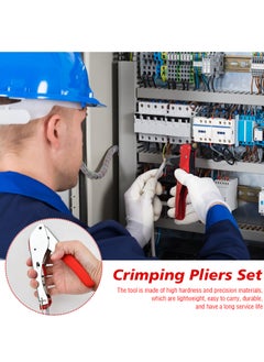 Generic Crimping Pliers Stripping Tool with 20 pieces of Compression F-Connectors, RG6 Crimping Pliers Connector Tool  - Image 3