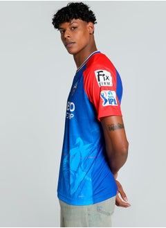 PUMA Mens Delhi Capitals DC Fan Replica Cricket Jersey 2024  - Image 2