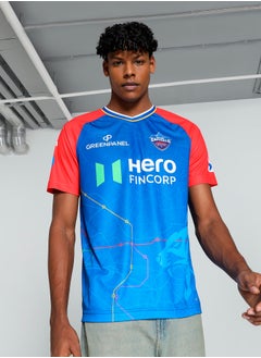 PUMA Mens Delhi Capitals DC Fan Replica Cricket Jersey 2024  - Image 1