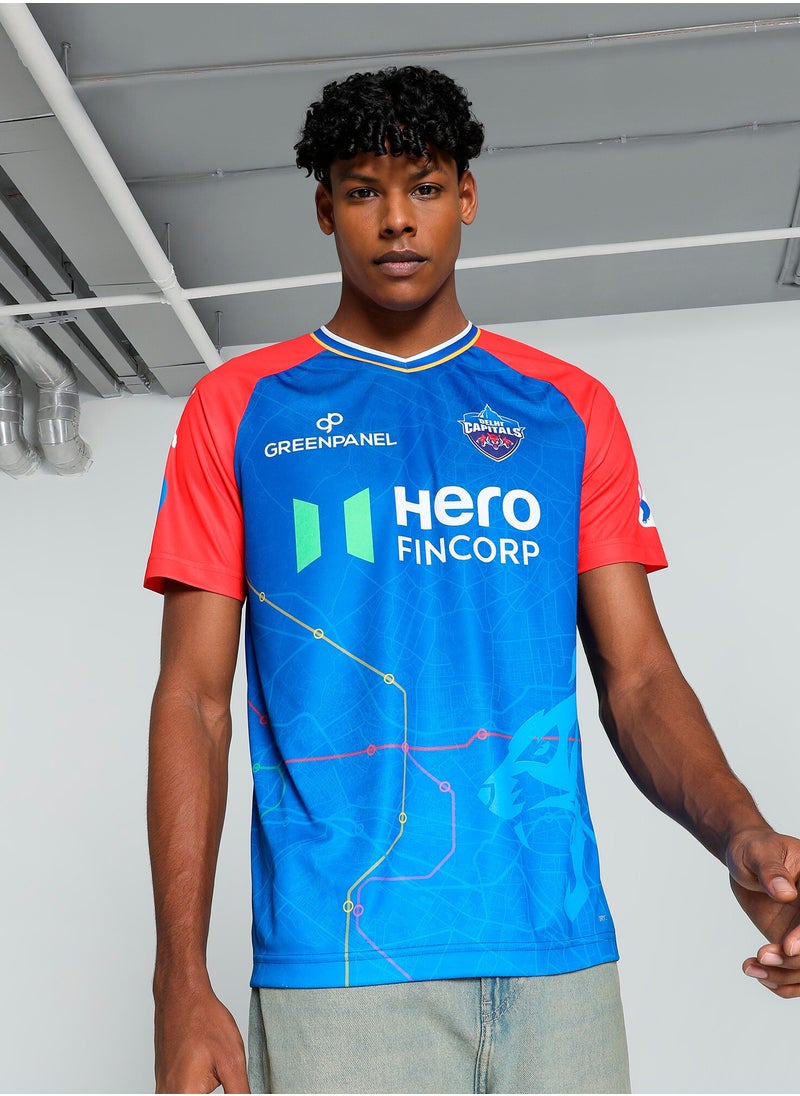 PUMA - Mens Delhi Capitals DC Fan Replica Cricket Jersey 2024 - Image 1