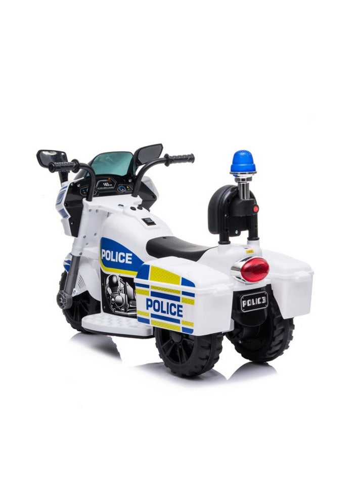Amsham Toys Police Powered Riding Motorbike - white - Image 2