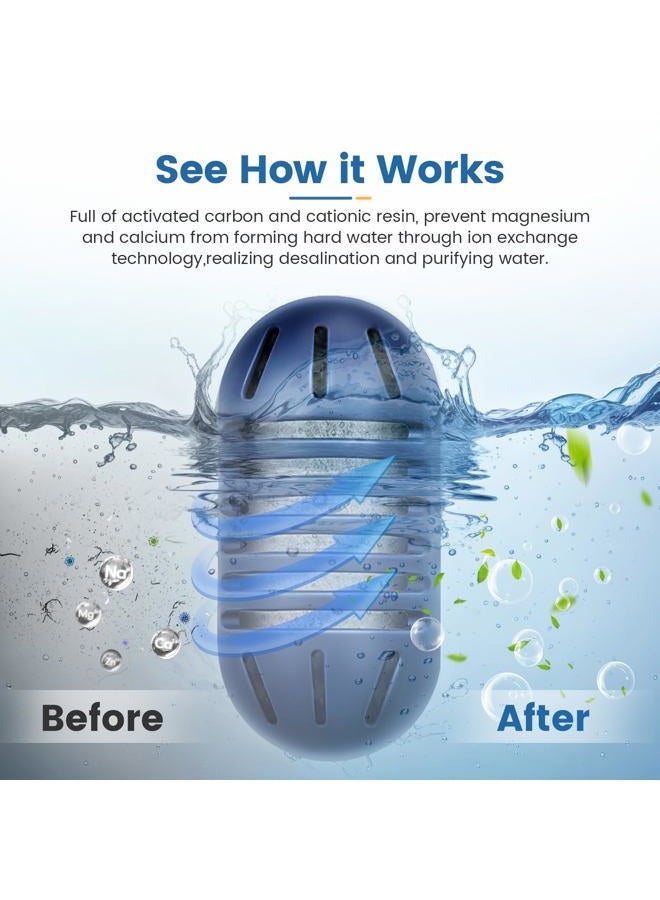 isinlive Demineralization Cartridge for HoMedics Ultrasonic Humidifiers: 16-Pack Demineralization Cartridges Filter Replacement, Filters Mineral Deposits, Prevents Hard Water Build-Up, Purifies Water - Image 4