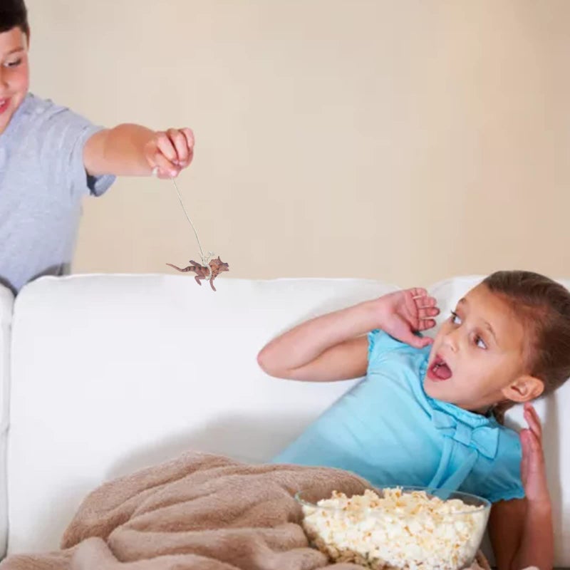 Sienon 12PCS Reptile Lizard Animals Figures, Mini Plastic Realistic Cold Blooded Amphibian Frog Jungle Chameleon Rainforest Character Toys for Kids Educational Halloween Prank Props Diorama Easter Eggs - Image 3