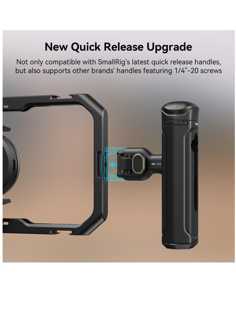 Excefore Universal Quick Release Phone Cage, Aluminium Alloy Magnetic Smartphone Video Rig Support for Apple MagSafe, Sturdy Phone Video Stabilizer Case for iPhone for Samsung for Huawei and More-4299 - Image 4