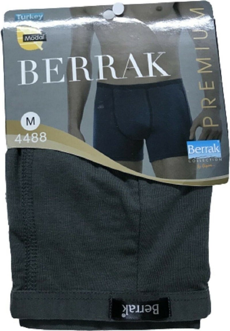 Berrak 12 Pieces Smoked Color Slim Belted Modal Boxer