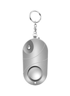 Self-Defense Security Alarm Keychain Silver