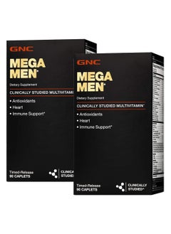 GNC Mega Men Multivitamin Twin Pack 90 Count  - Image 1