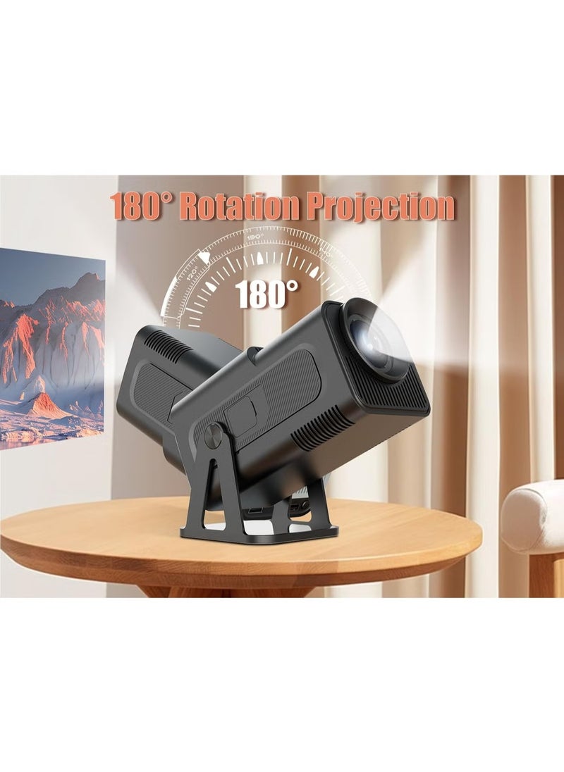TIGER HY320 NTV Smart Portable Projector – Native 1080P Full HD, 320 ANSI Lumens, Built-In Official TV Apps, ChatGPT Voice Assistant, 5G WiFi, Bluetooth 5.2, HDMI/USB/AV, Compact Design, Home Theater & Outdoor Movie Projector for Streaming & Entertainment  - Image 4