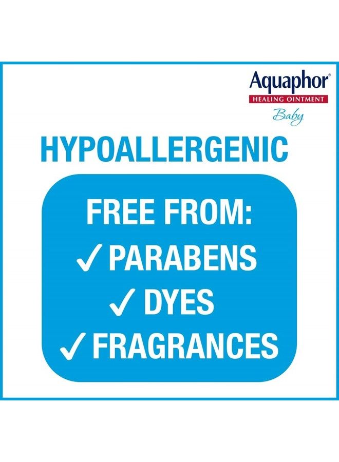 Aquaphor Baby Skin Care Set - Fragrance Free, Prevents, Soothes and Treats Diaper Rash - Includes 14 oz. Jar of Advanced Healing Ointment & 3.5 oz Tube of Diaper Rash Cream  - Image 4