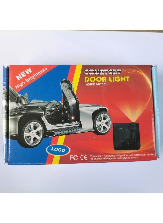 COURTESY 2-Piece LED Car Door KIA Logo Projector Shadow Light Set - Image 1