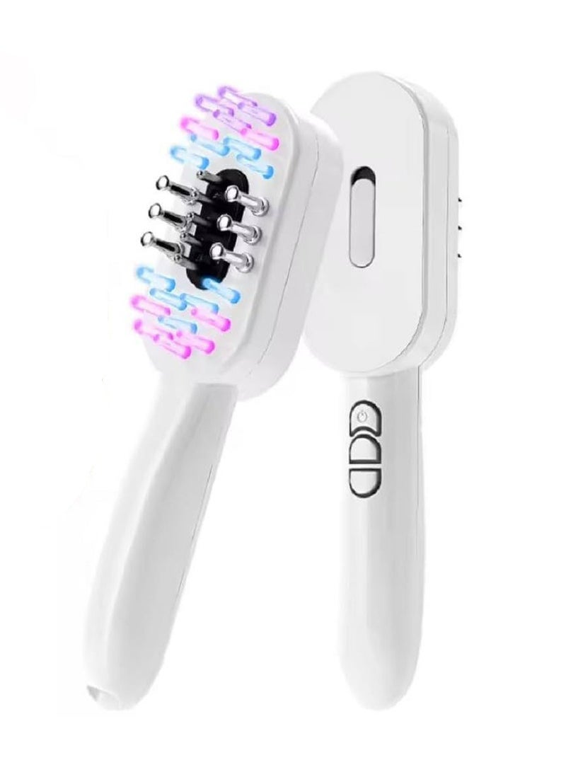 Generic Rechargeable Hair Scalp Massager With Red & Blue Light Therapy & EMS Microcurrent  - Image 1