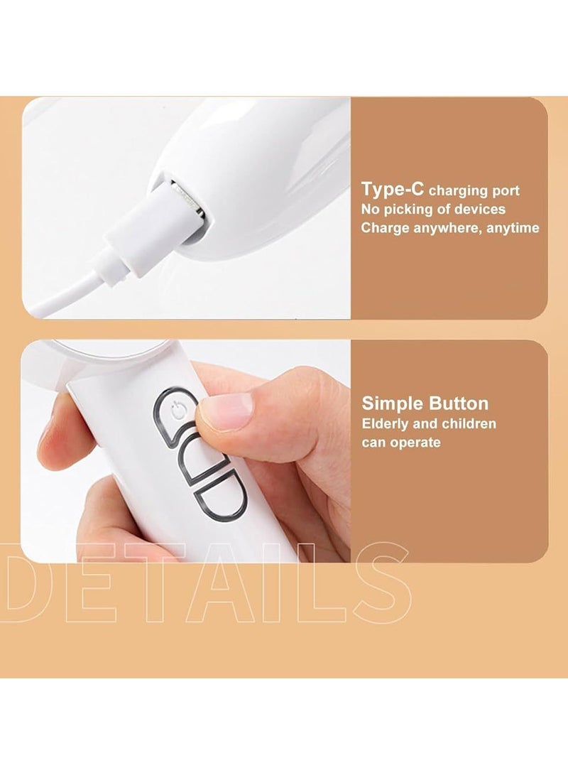 Generic Rechargeable Hair Scalp Massager With Red & Blue Light Therapy & EMS Microcurrent  - Image 5