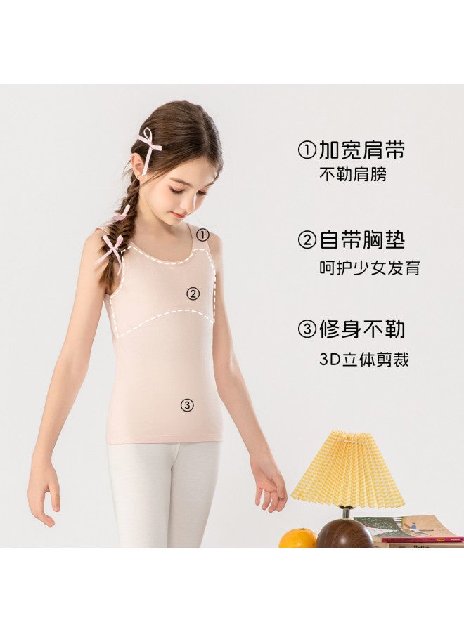 Fenton سترة بدون أكمام للبنات صيفية رقيقة قابلة للتنفس لقميص داخلي للمراهقات في مرحلة التطور الأولى - Image 5