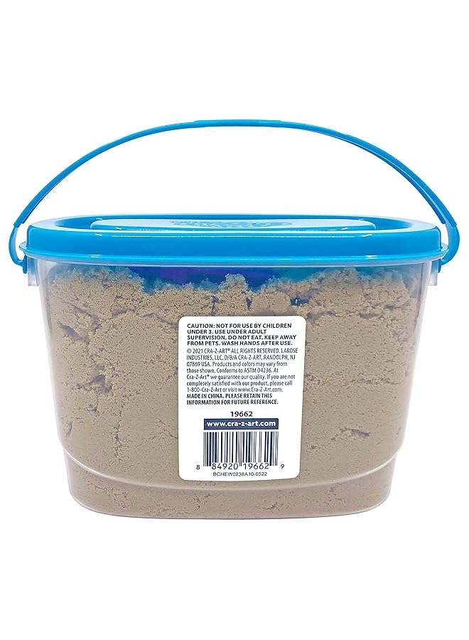 كري-زي-آرت رمل كرا زد ساندي بيتش مع ملحقاته، لون بيج، وزن 2.5 رطل، صغير، 19662 - Image 4
