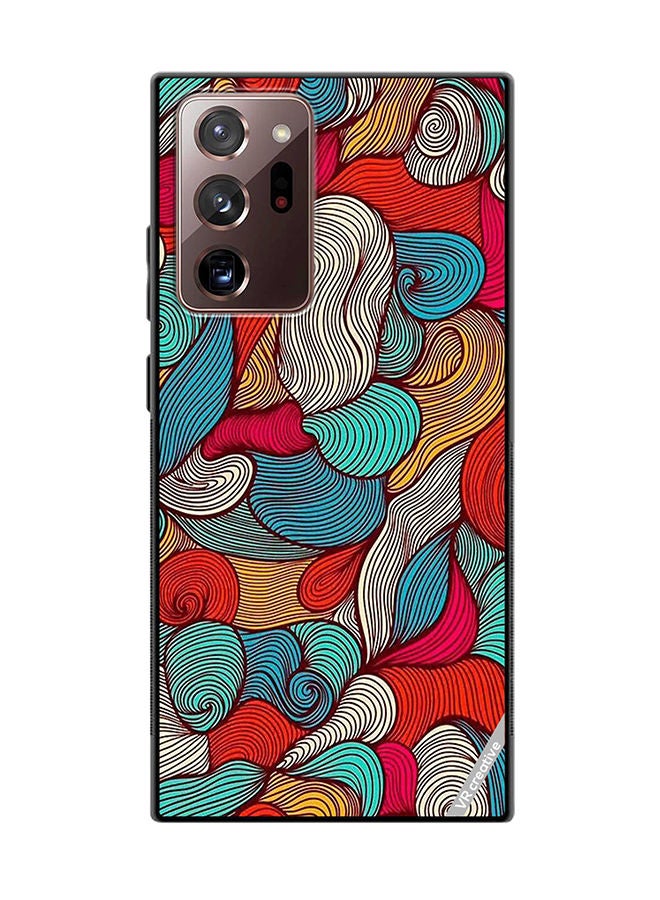 VR CREATIVE Protective Case Cover For Samsung Galaxy Note20 Ultra 5G Flower Design Multicolour - Image 1