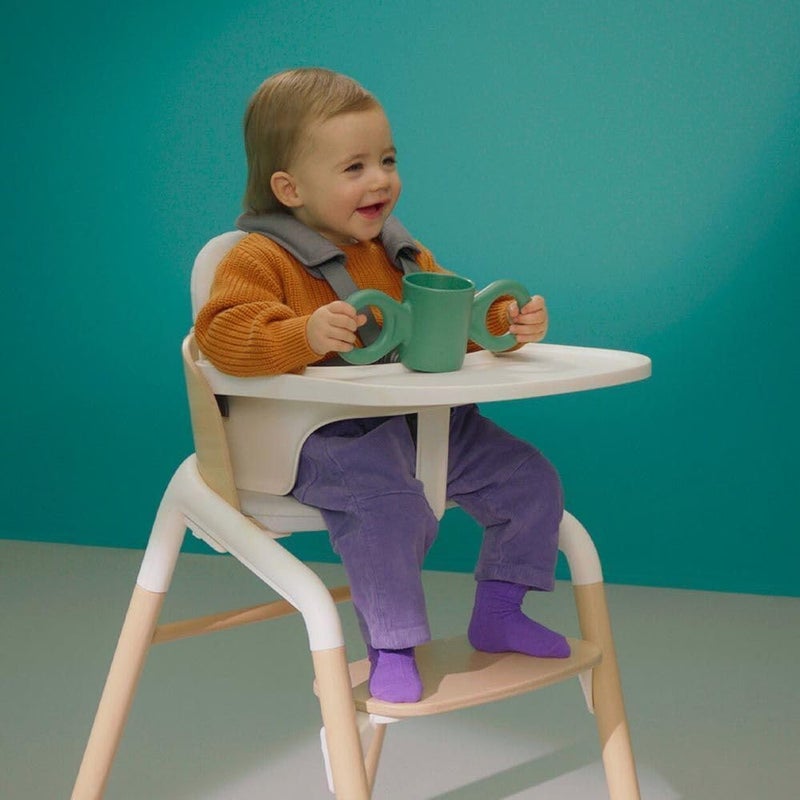 Bugaboo Giraffe Tray for Highchair - Sleek White Design - Image 2