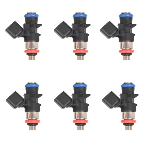 SUMECARGO 6PCS Fuel Injectors 0280158233 Compatible with 11-19 for Chrysler 300 11-19 for Dodge Challenger Charger 11-20 for Dodge Grand Caravan 11-19 for Dodge Journey 12-17 for Jeep Wrangler - Image 1