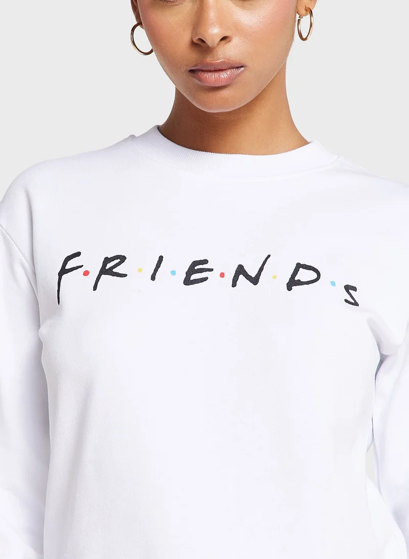 NA-KD Text Print Sweatshirt