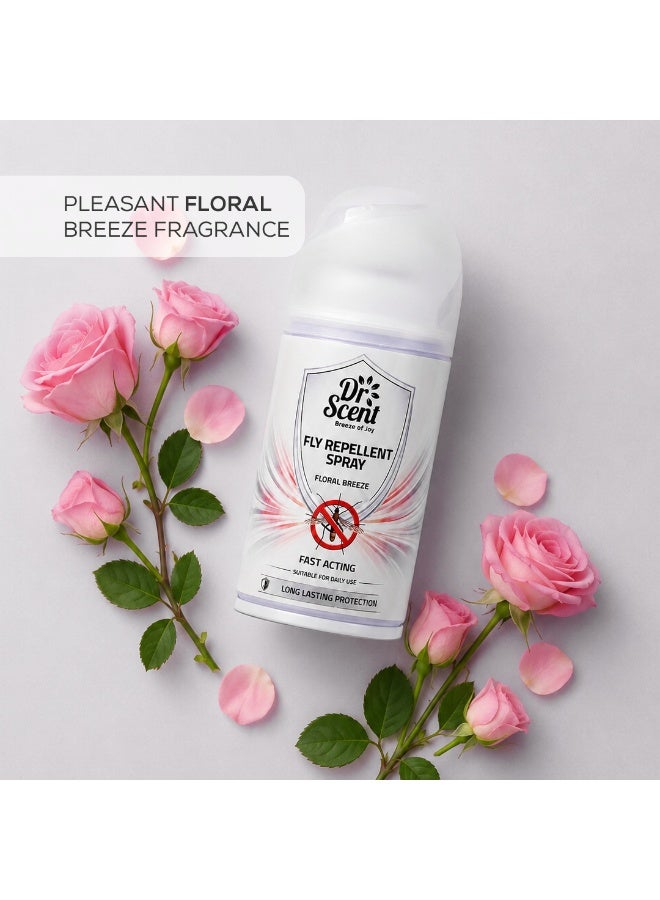 Dr Scent Breeze of Joy Air Freshener Fly Repellent (Floral Breeze) Aerosol Spray (300ml) - Image 4