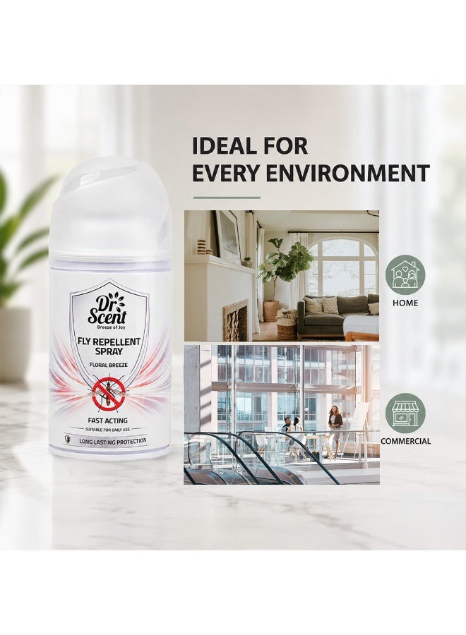 Dr Scent Breeze of Joy Air Freshener Fly Repellent (Floral Breeze) Aerosol Spray (300ml) - Image 5