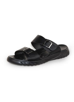 BOTELI Men's Genuine Pu Leather Comfortable Non-slip Slippers Top Grade Soft Outsole Comfortable Sandals  - Image 5