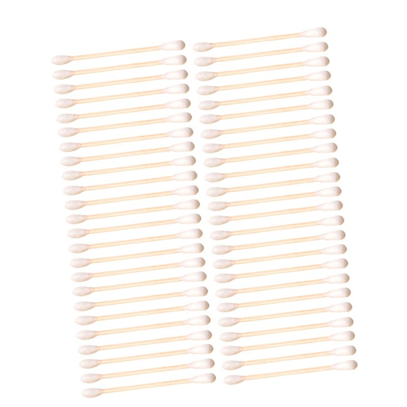 300 قطعة من أعواد القطن ذات الرأس المزدوج لإزالة المكياج وتنظيف البشرة والعناية بها للاستخدام المنزلي والسفر - Image 2