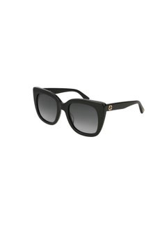 GUCCI Gucci Women Black Cat Eye Sunglasses with Grey lenses GG0163S-001 