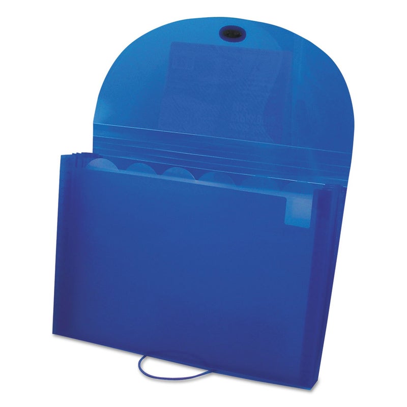 7-Pocket Expanding File, Letter, Blue