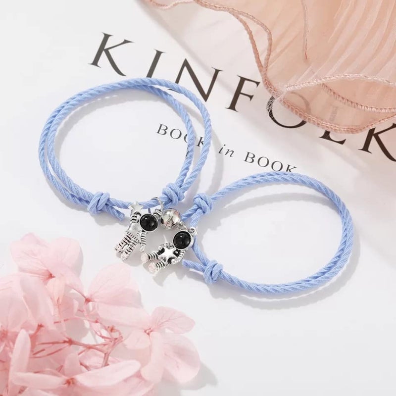 VIEN Attraction Star Magnetic Bracelets for Couples Jewelry Gifts Set for Couple Bestfriend Girlfriend Boyfriend Women Men - Image 3