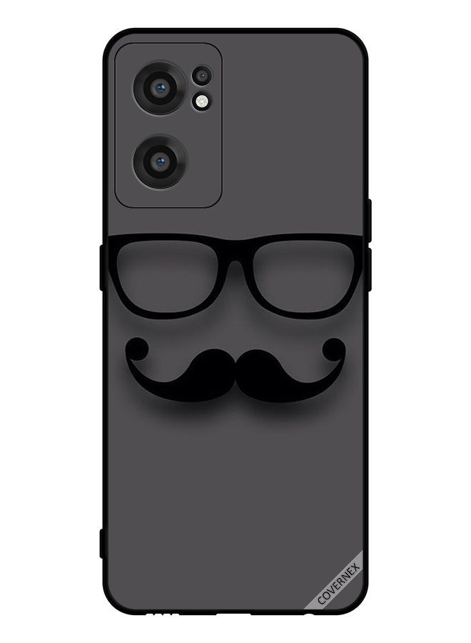 Covernex Protective Case Cover For OnePlus Nord CE 2 5G Glass & Mustache - Image 1
