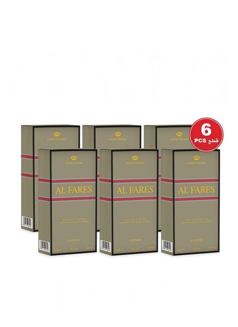 Al Fares perfume from the ALREHAB collection A refreshing aromatic opening to start your day with lavender, lemon, bergamot and mandarin, a masculine and attractive aromatic heart of sage, juniper ber