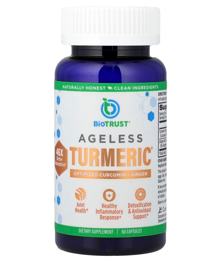 BioTrust Ageless Turmeric® 60 Capsules