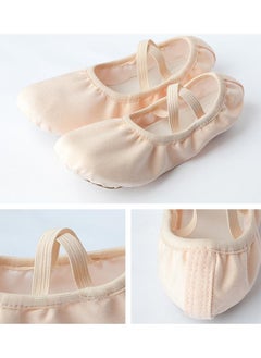 Adult Children's Dancing Shoes Soft Bottom Yoga Ballet Lace-free Dance Shoes