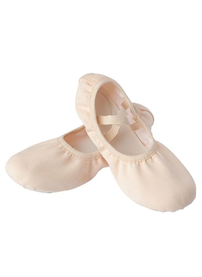 Loquat - Adult Children's Dancing Shoes Soft Bottom Yoga Ballet Lace-free Dance Shoes - Image 1