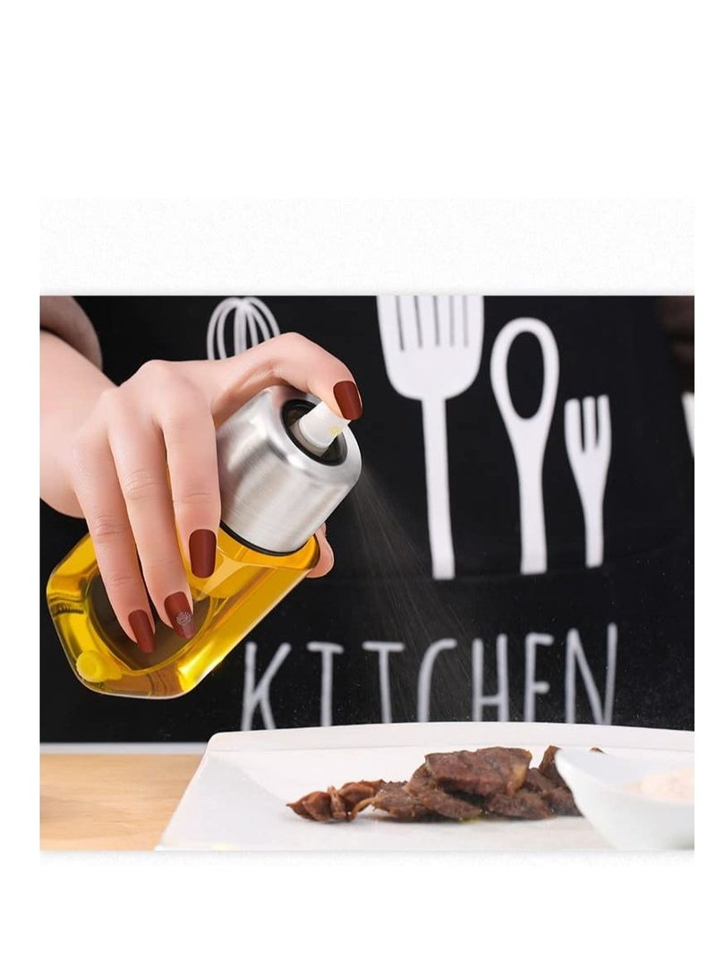 Premium Olive Oil Mister And Cooking Sprayer With Clog Free Filter And Glass Bottle - Image 1