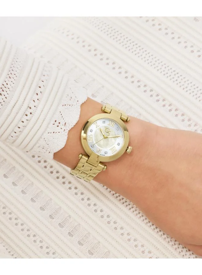 Gc TopChic Mid Size Metal Analogue Watch