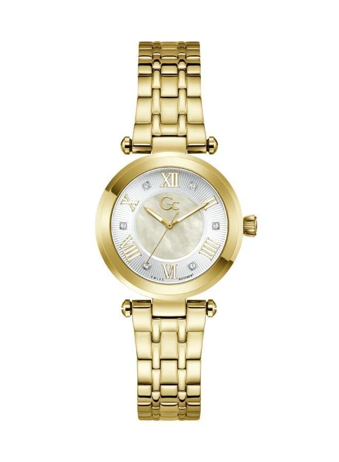 Gc TopChic Mid Size Metal Analogue Watch