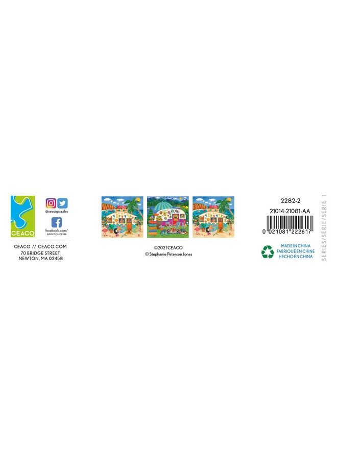 Happy Camper Lake Camper Oversized 300 Piece Jigsaw Puzzle