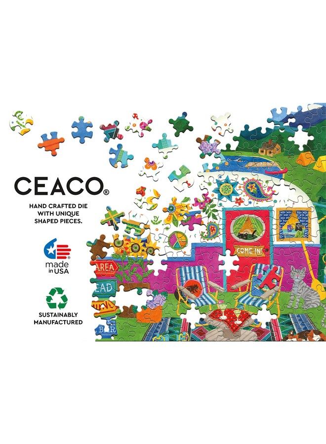 Happy Camper Lake Camper Oversized 300 Piece Jigsaw Puzzle