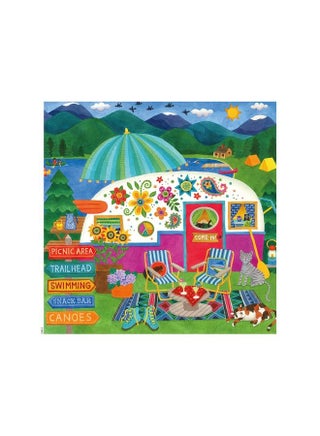 Happy Camper Lake Camper Oversized 300 Piece Jigsaw Puzzle - pzsku/Z84FD6A42611BD524BF0BZ/45/_/1688624720/cf8d217e-4364-4036-bd98-c71cc3715c43