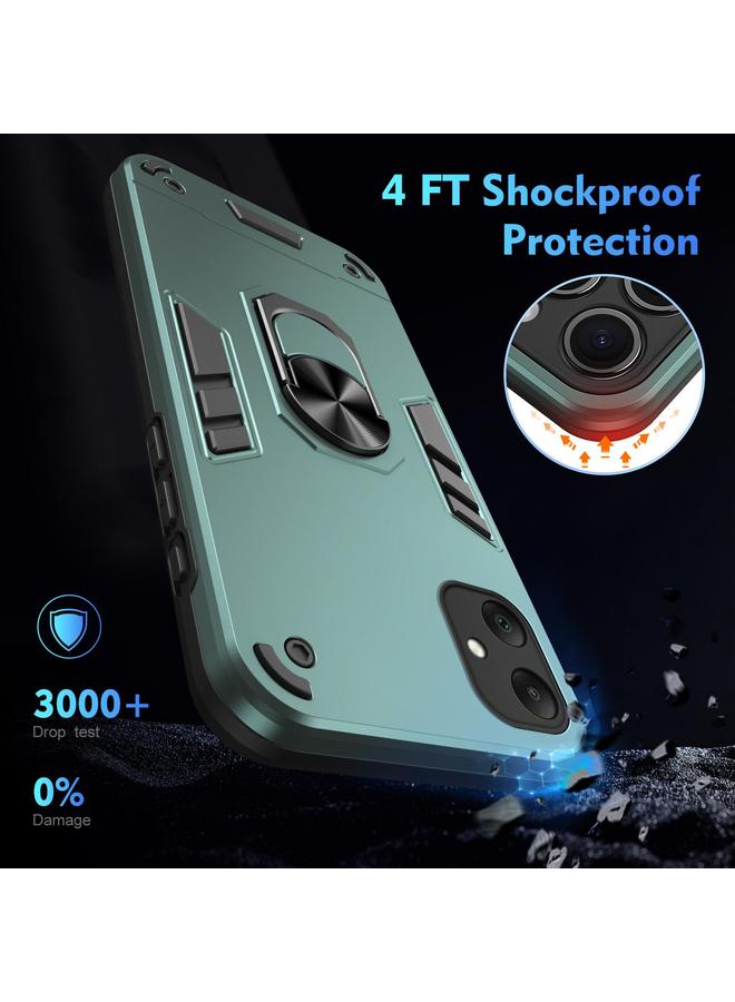 S-TOP Case For Samsung Galaxy A06 5G Shockproof Metal Ring Holder Phone Case - Image 4