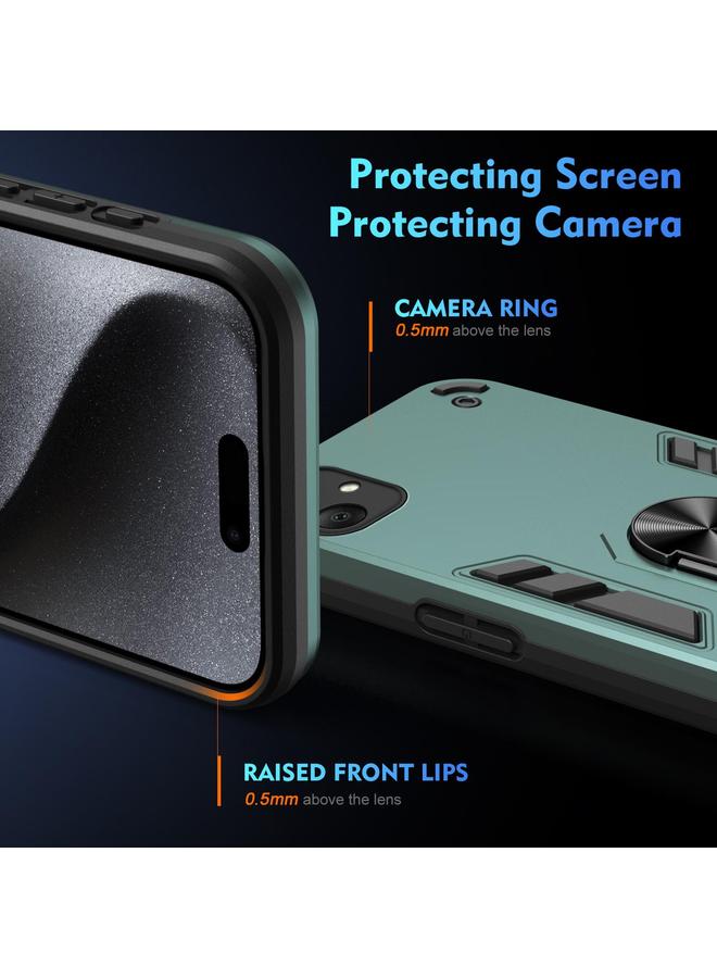 S-TOP Case For Samsung Galaxy A06 5G Shockproof Metal Ring Holder Phone Case - Image 3