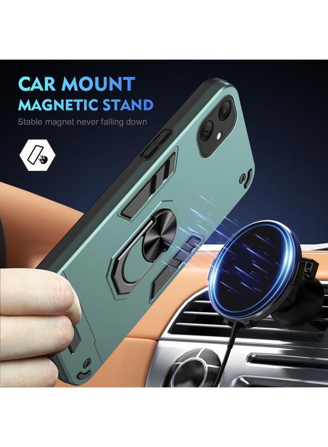 S-TOP Case For Samsung Galaxy A06 5G Shockproof Metal Ring Holder Phone Case - Image 2