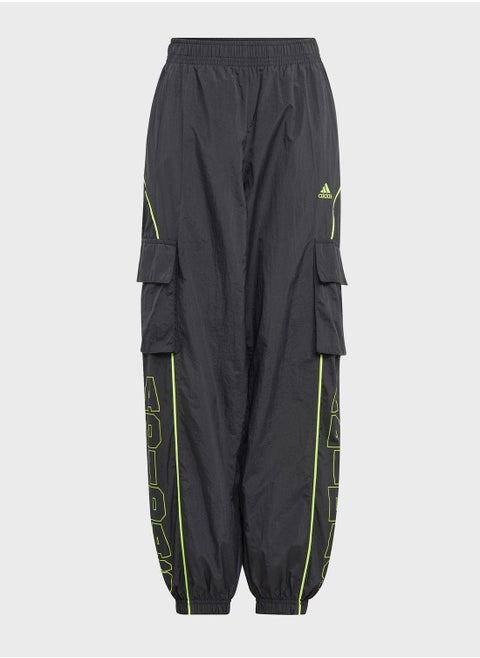 Dance Woven Cargo Tracksuit Bottoms Kids
