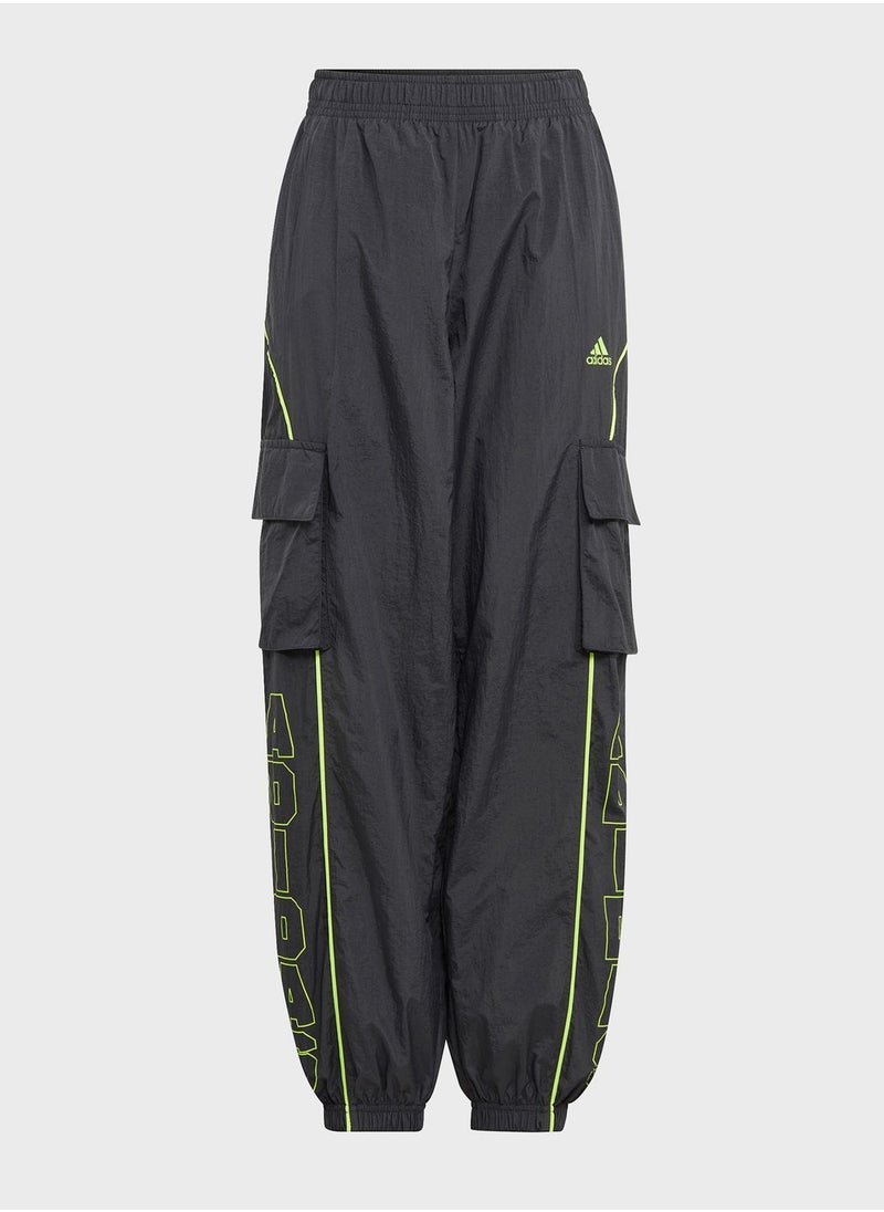 Adidas - Dance Woven Cargo Tracksuit Bottoms Kids - Image 1